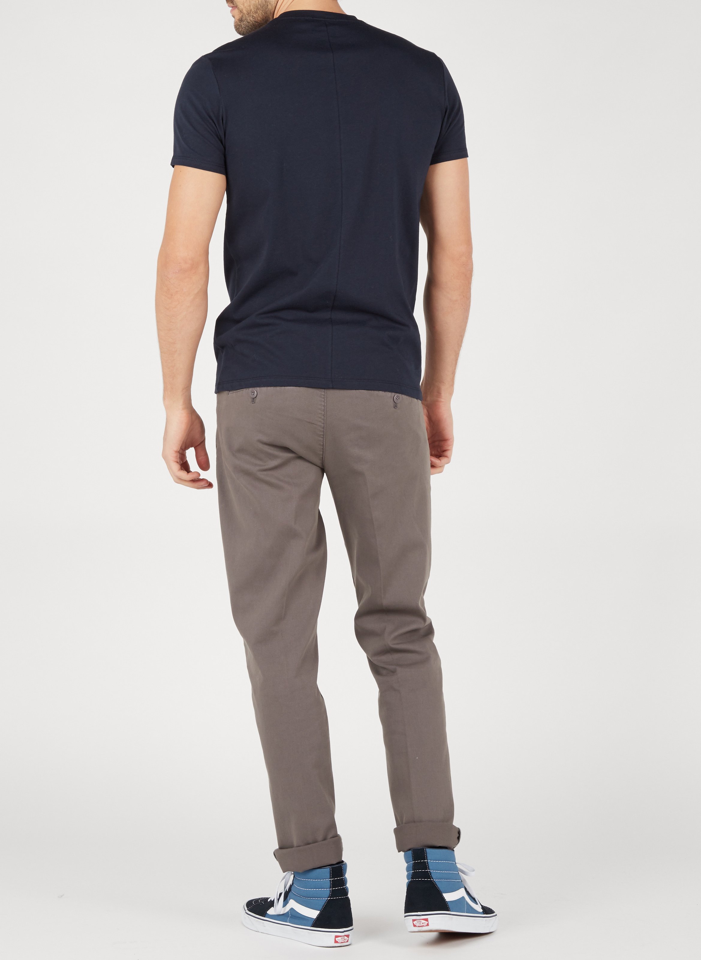 Chino slim-fit en coton mélangé MARC O'POLO Gris