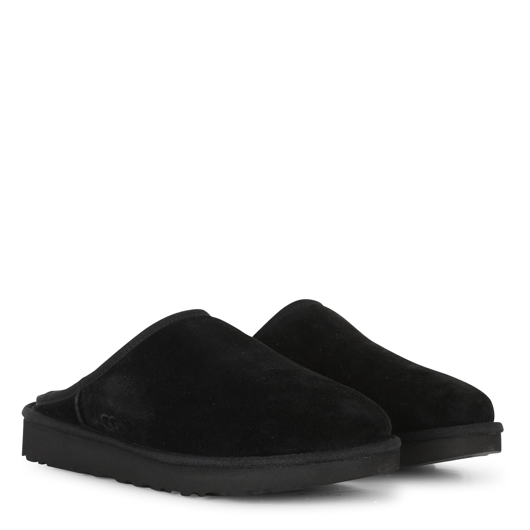 Leather slippers UGG Black