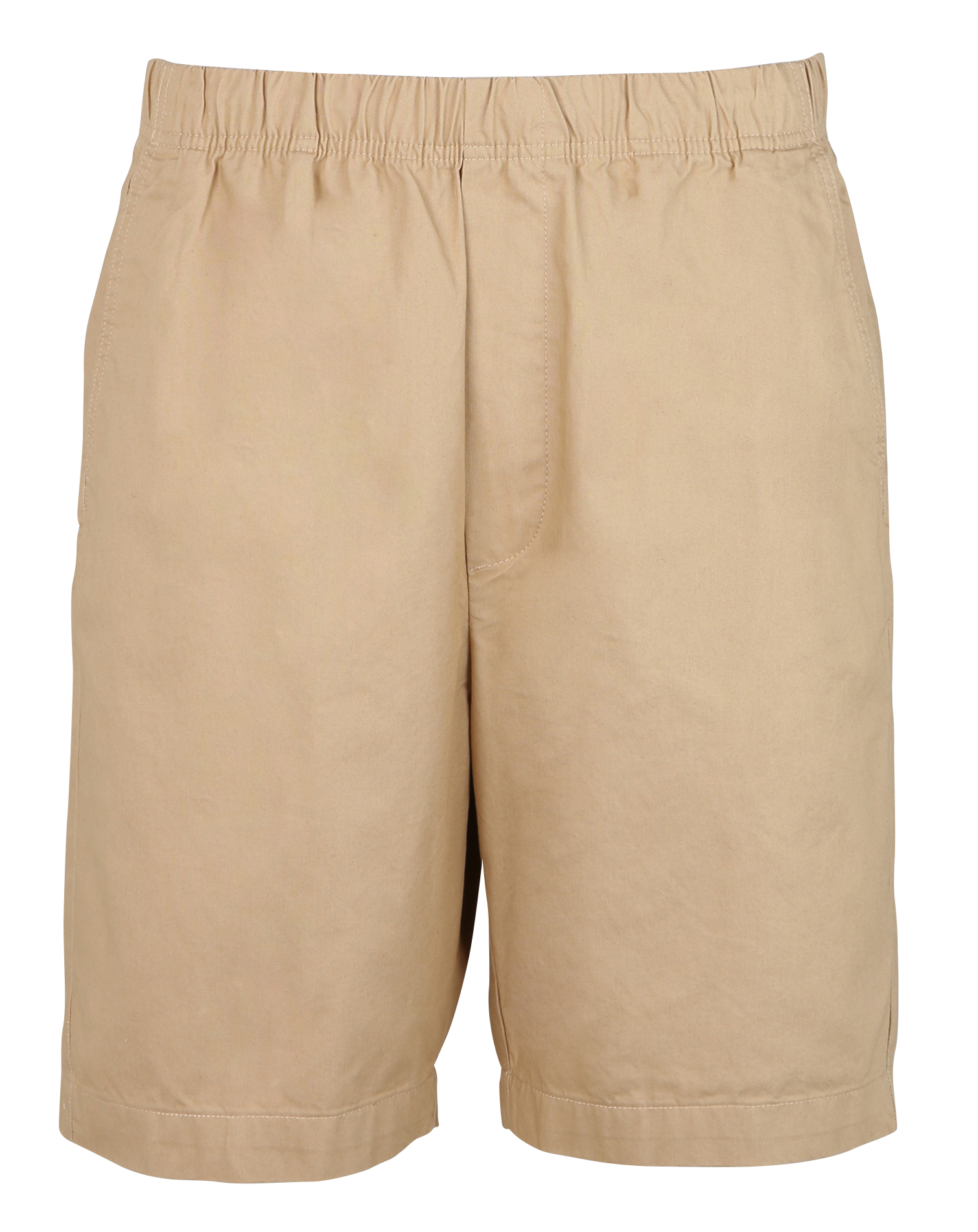 Straight cotton Bermuda shorts SELECTED Beige