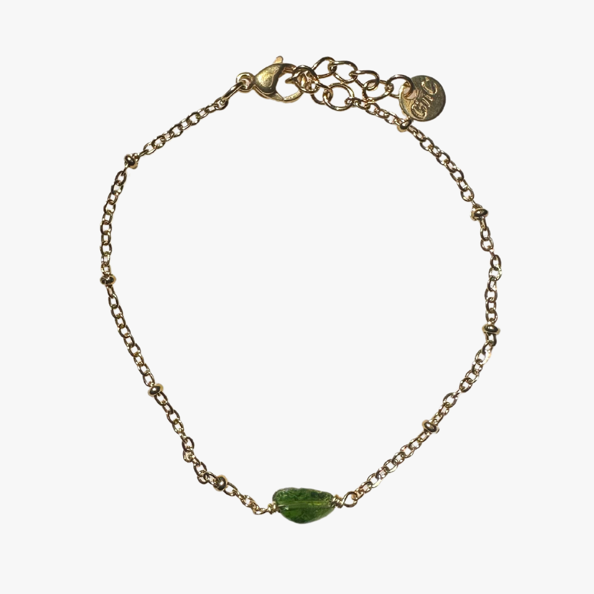 Diopside bracelet GINANDGER Blue