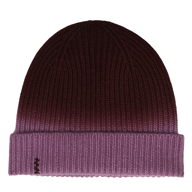 Bonnet en cachemire  Prune