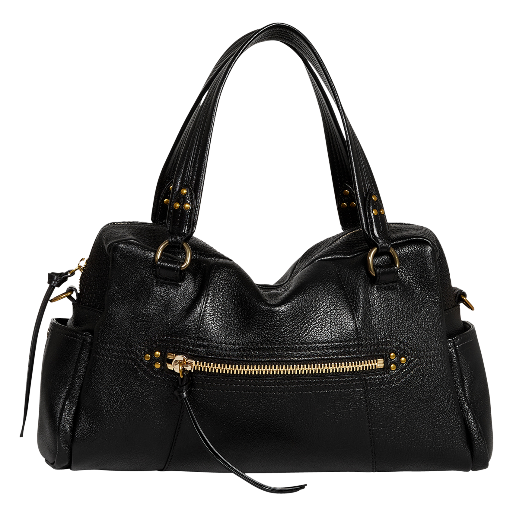 Leather shopper bag JEROME DREYFUSS Black