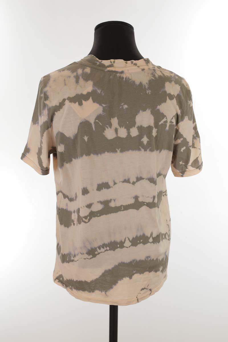 Cotton T-shirt CHLOE STORA - SECONDE MAIN Beige