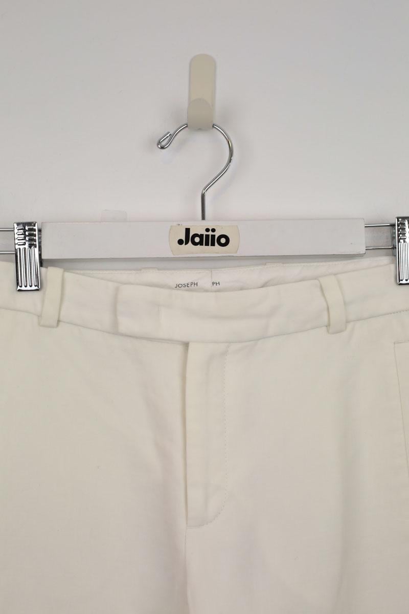 Wide cotton trousers  JOSEPH - Seconde Main White