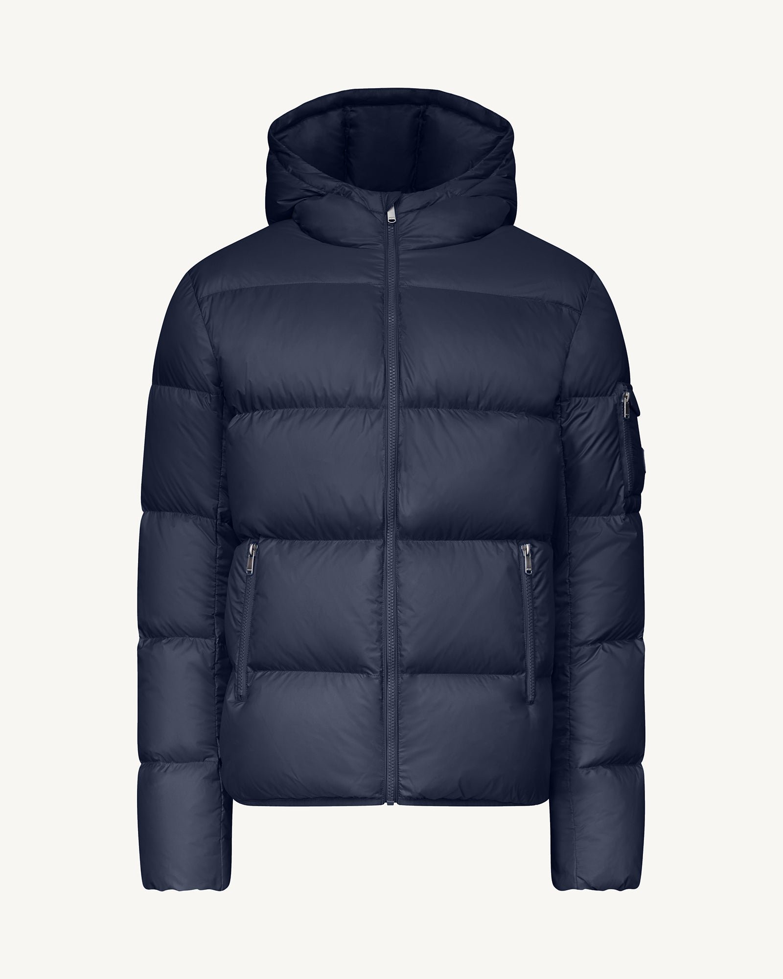 Java hooded puffer jacket for extreme cold JOTT Blue