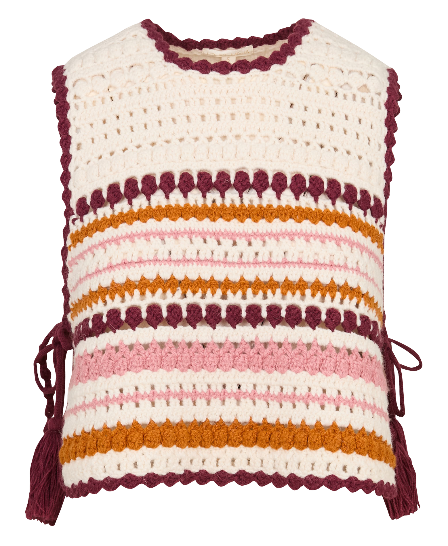 Striped seaside-inspired cardigan with wool LOUISE MISHA Multicolored