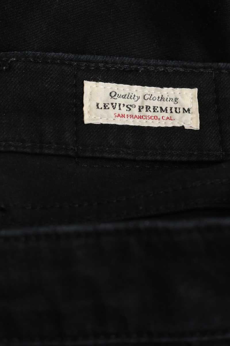 721 Slim Cotton Jeans LEVI'S - Seconde main Black