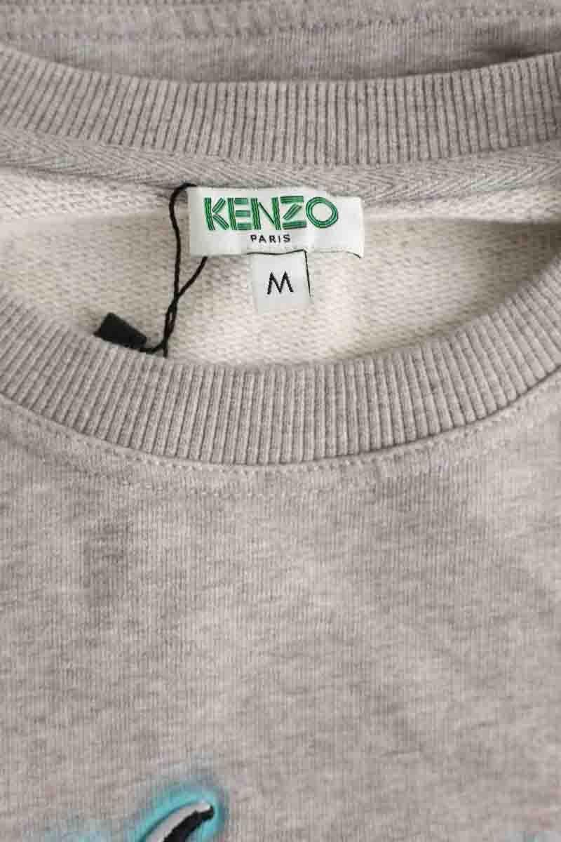 Cotton sweater KENZO - SECONDE MAIN Grey