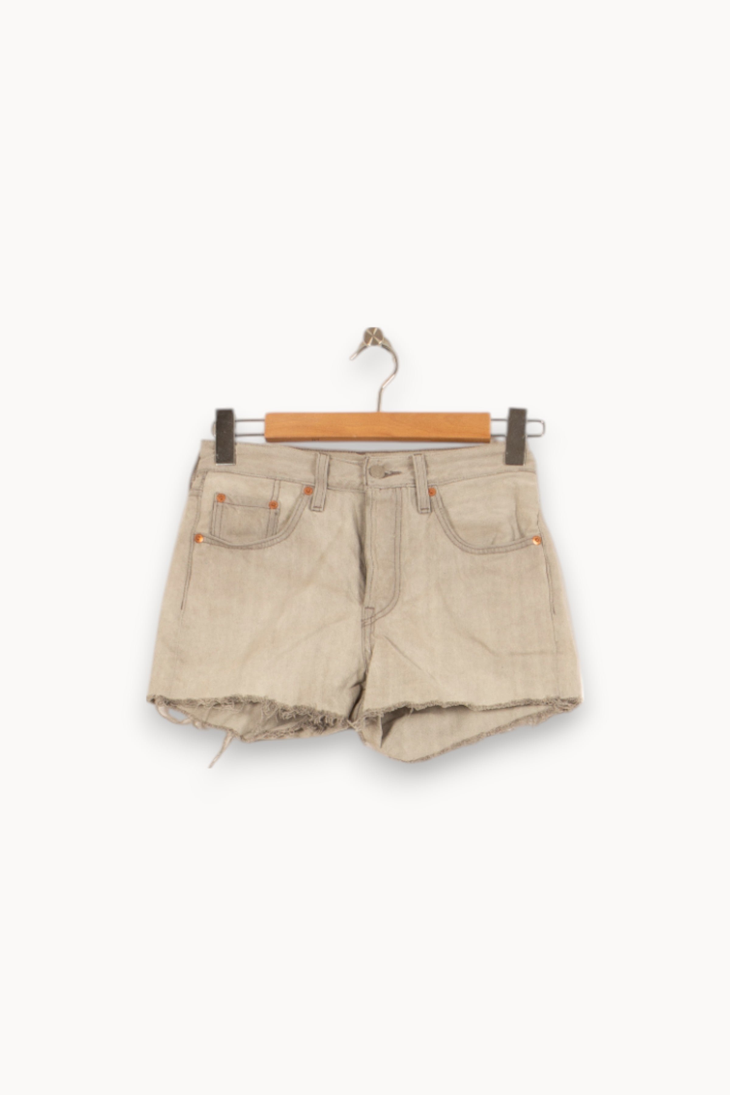 Cotton shorts LEVI'S - Seconde main Grey