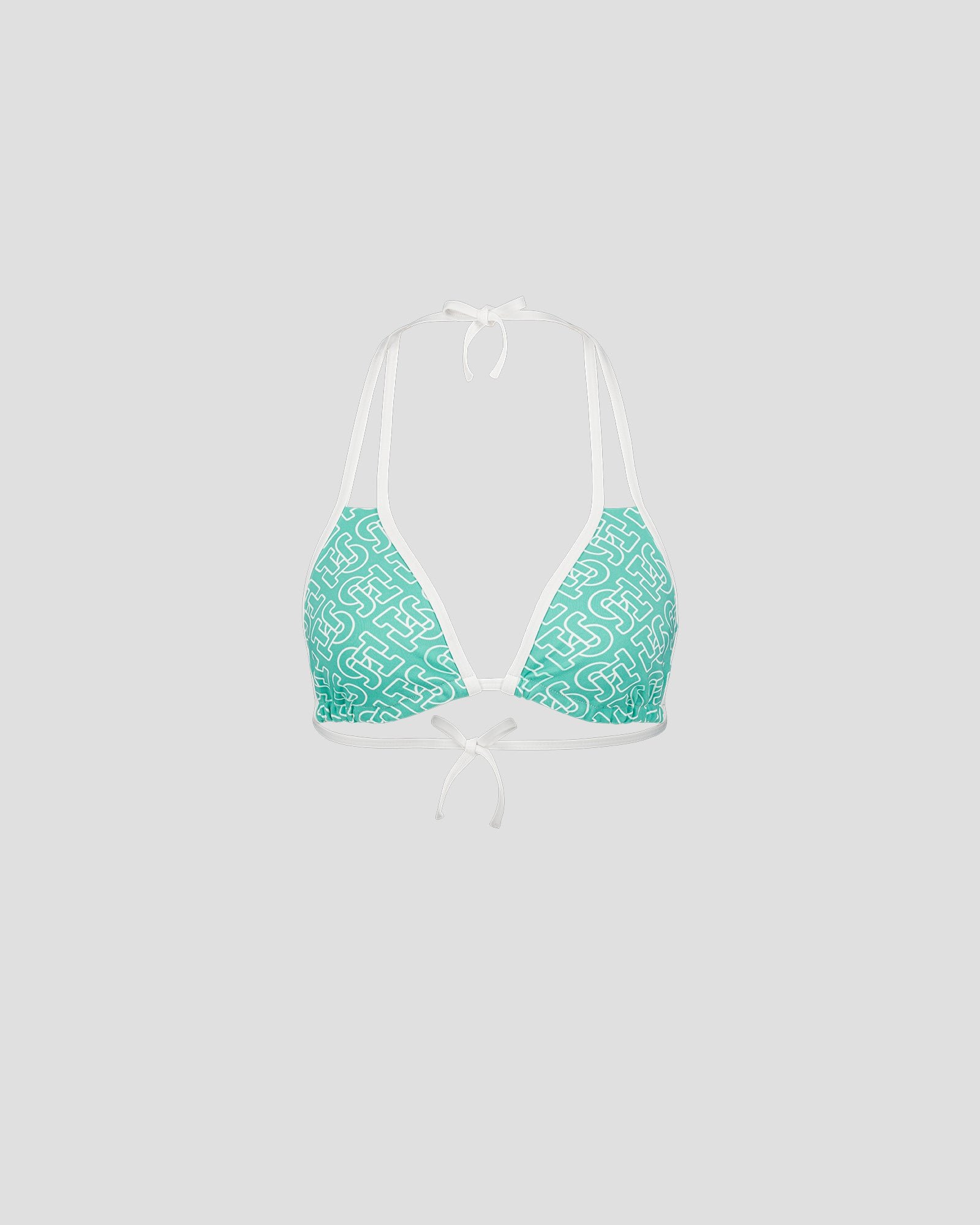 Haut de maillot de bain triangle mono  maddie monogram top JOTT Vert
