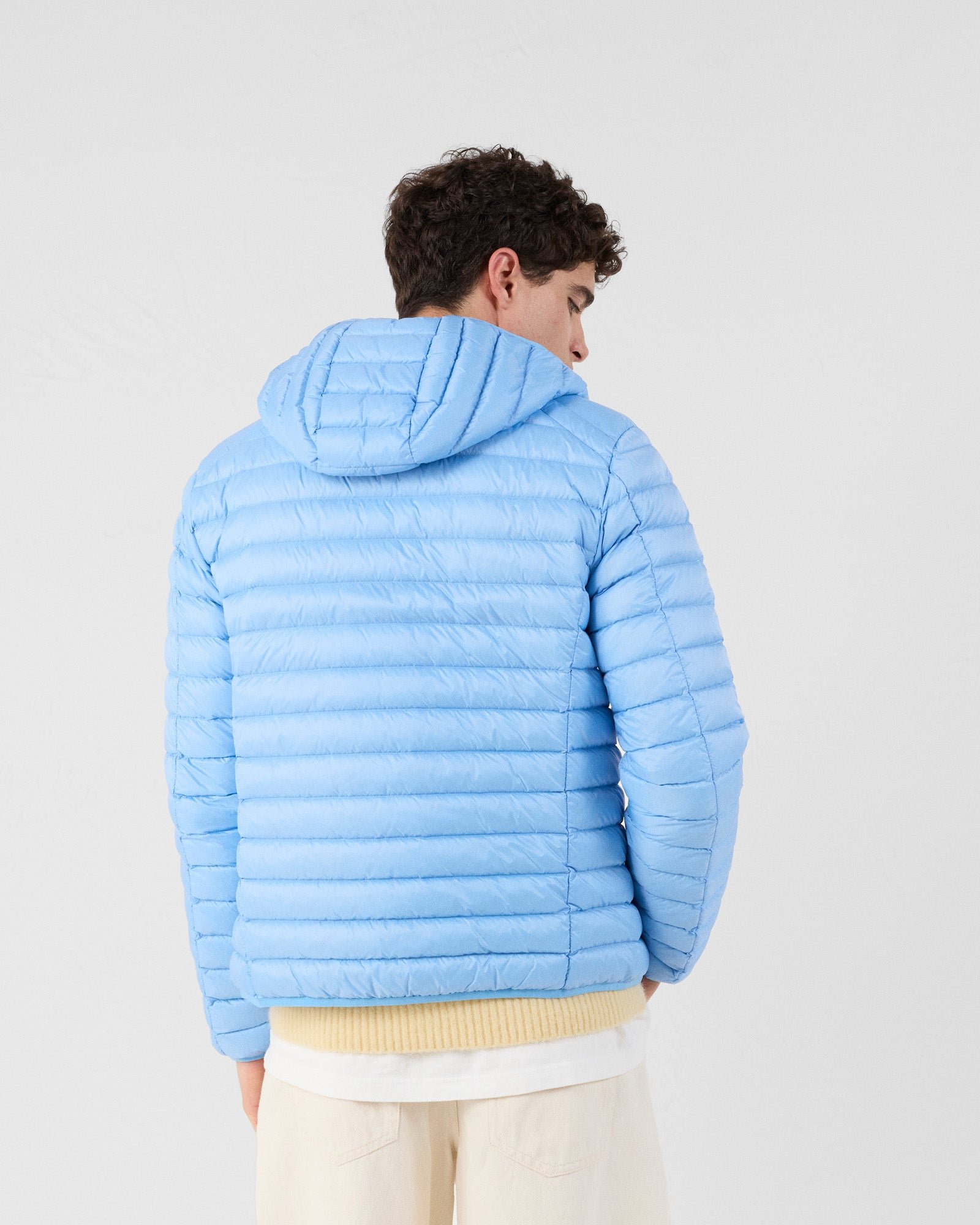 Lightweight hooded puffer jacket nico JOTT Blue
