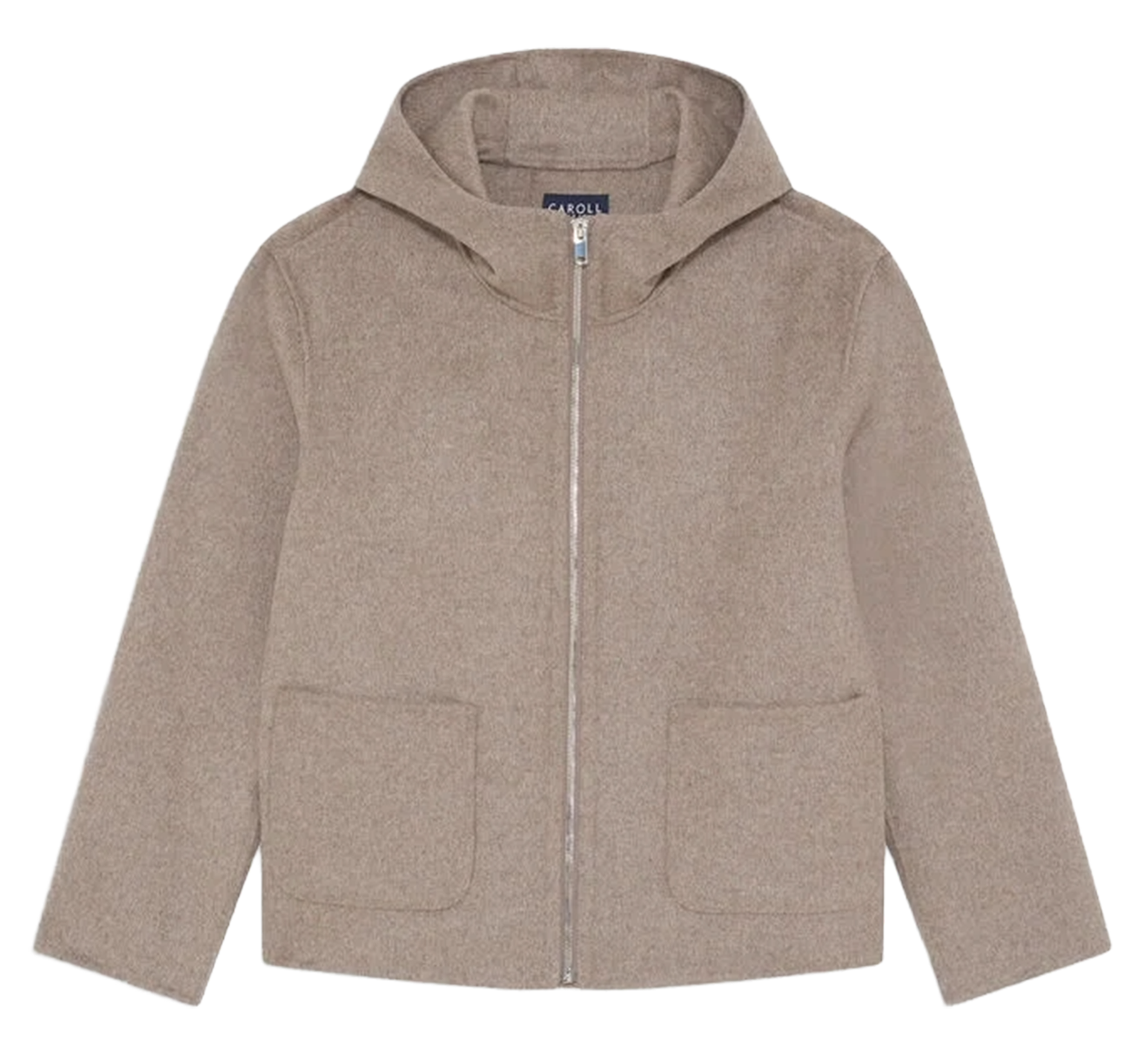 Sweat oversize à capuche CAROLL Marron