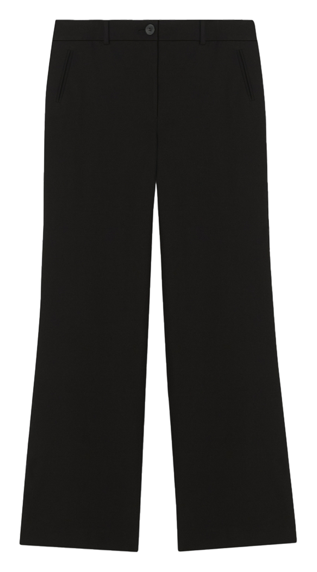 Charlotte cotton flared jeans ZAPA Black