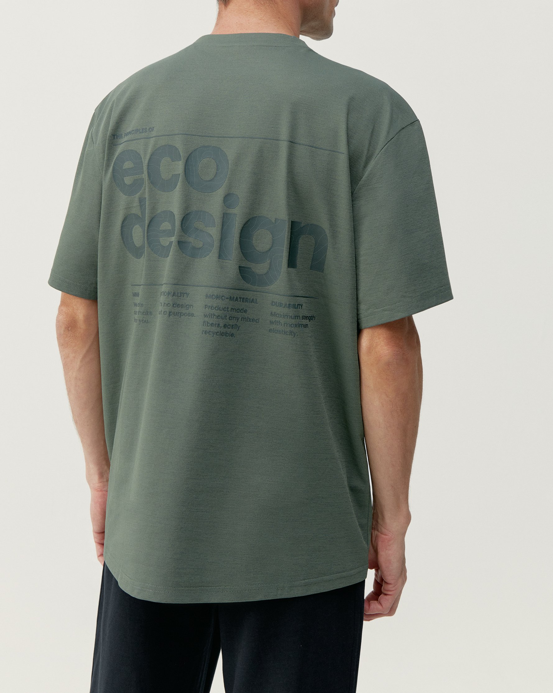 Oversized T-shirt BORN LIVING YOGA Green