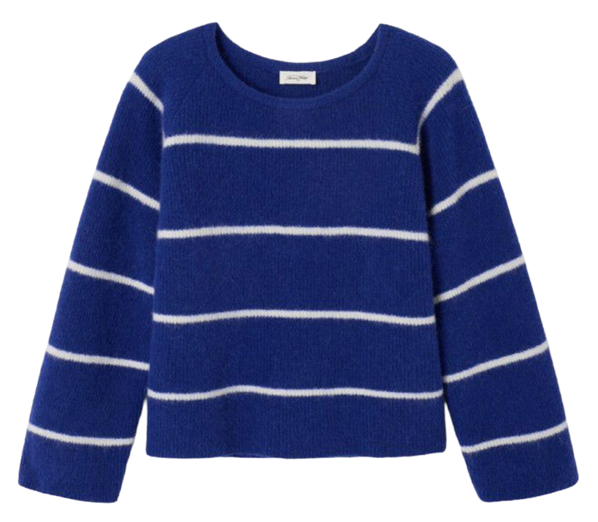 Wool-blend loose-fit striped sweater AMERICAN VINTAGE Blue