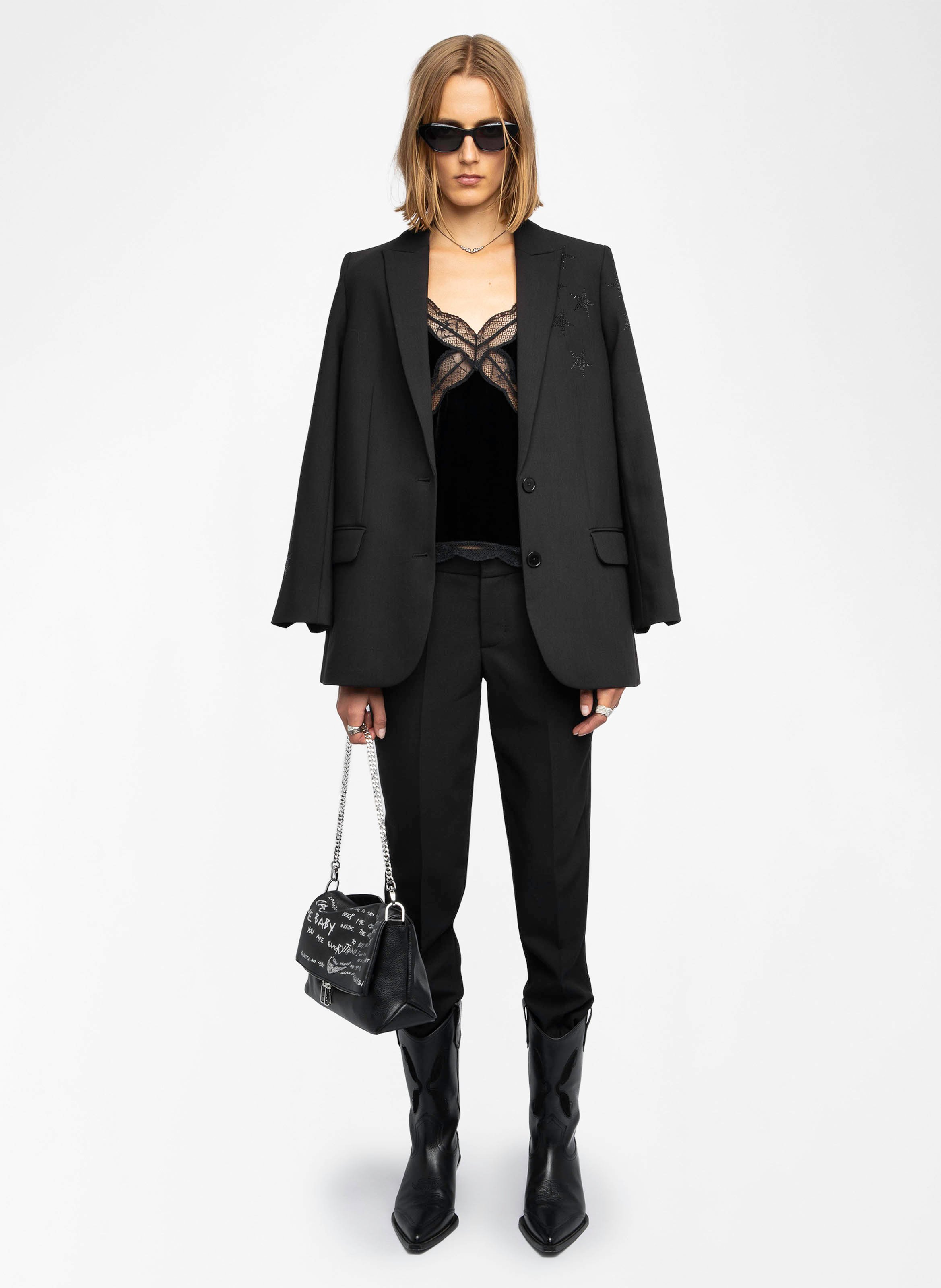 Straight V-neck camisole ZADIG&VOLTAIRE Black