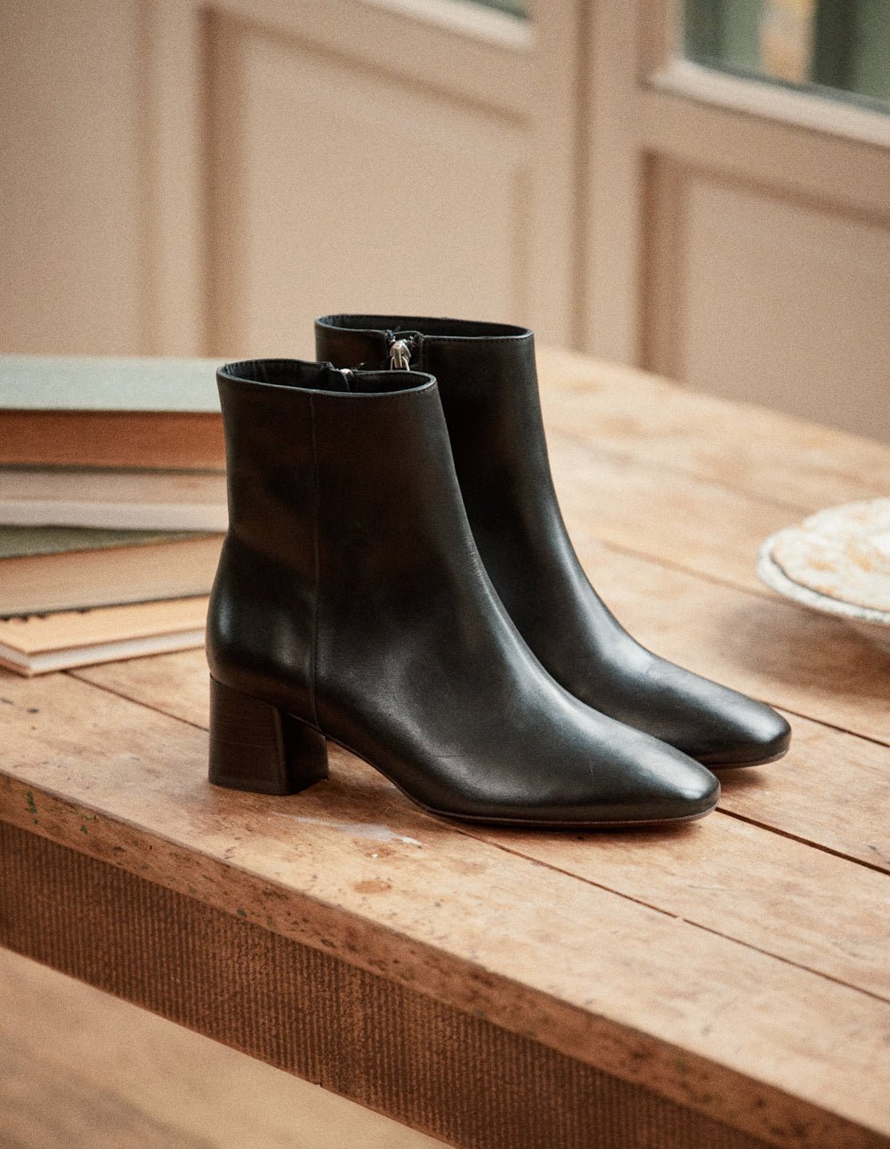 Ankle boots with heel ODAJE EX. M.MOUSTACHE Black