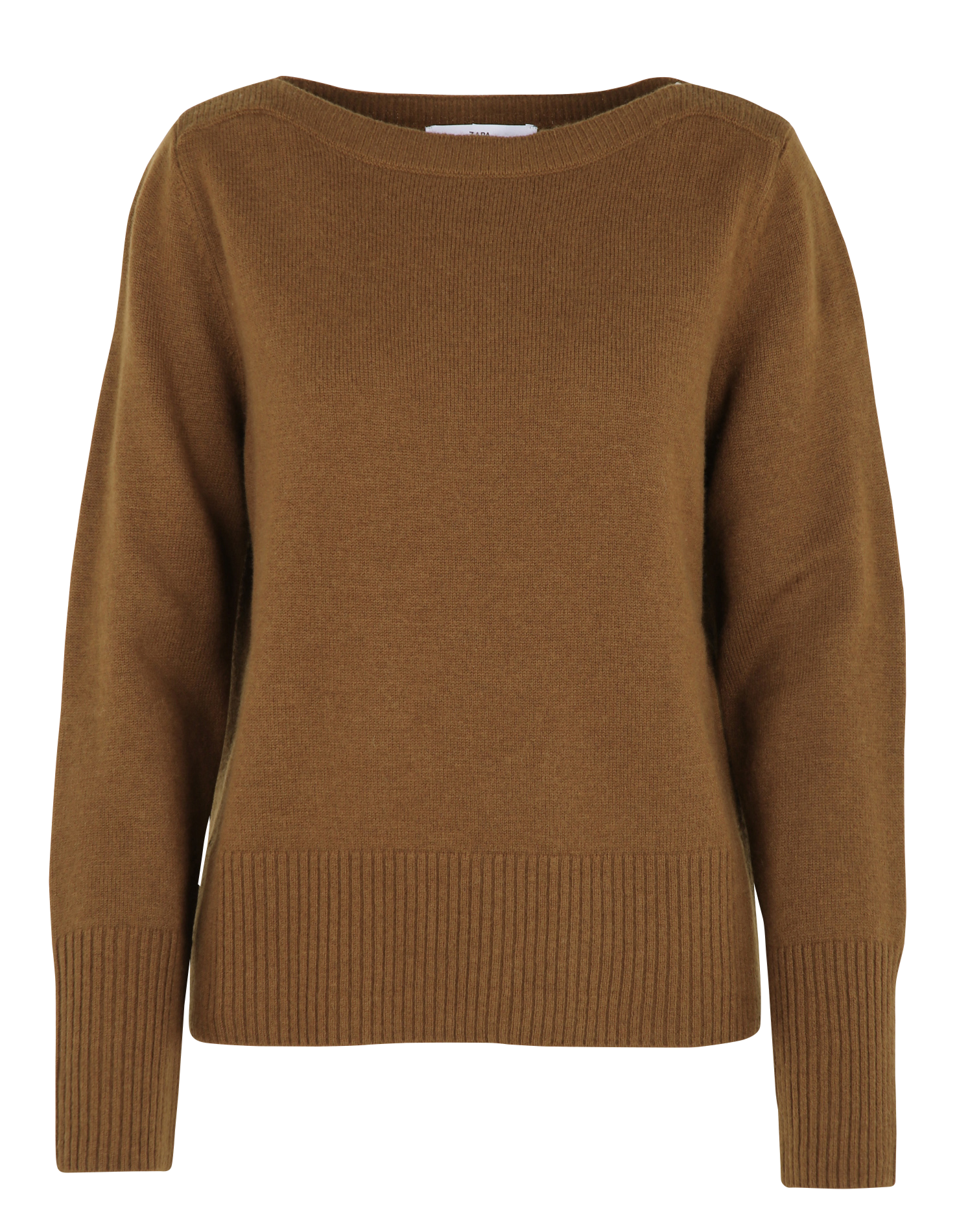 Trui met ronde hals van wol ZAPA Bruin