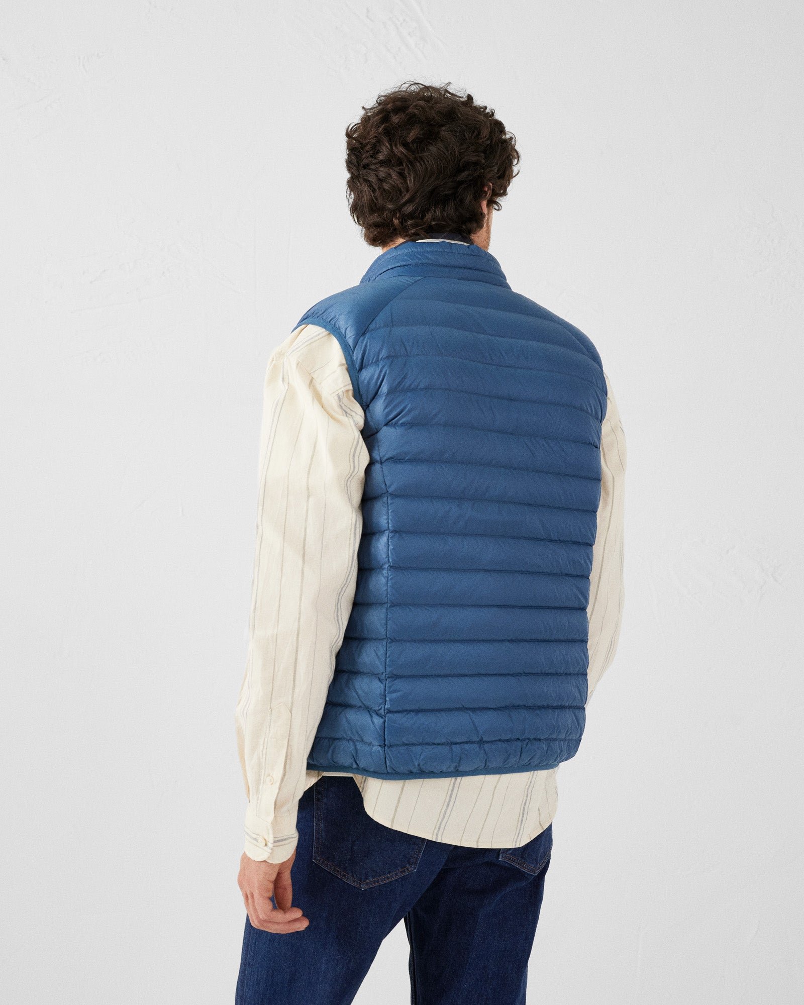 Sleeveless puffer jacket Tom JOTT Blue