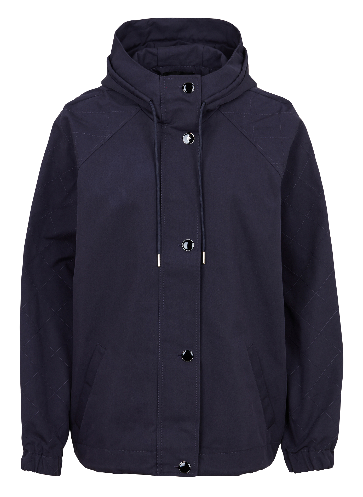 Coupe vent col montant en coton mélangé ONE STEP Bleu