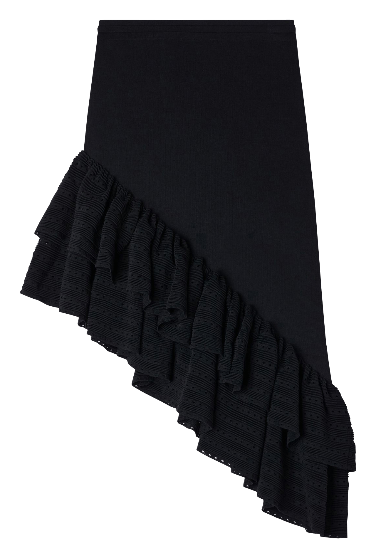 Jupe moulante en maille SANDRO Noir