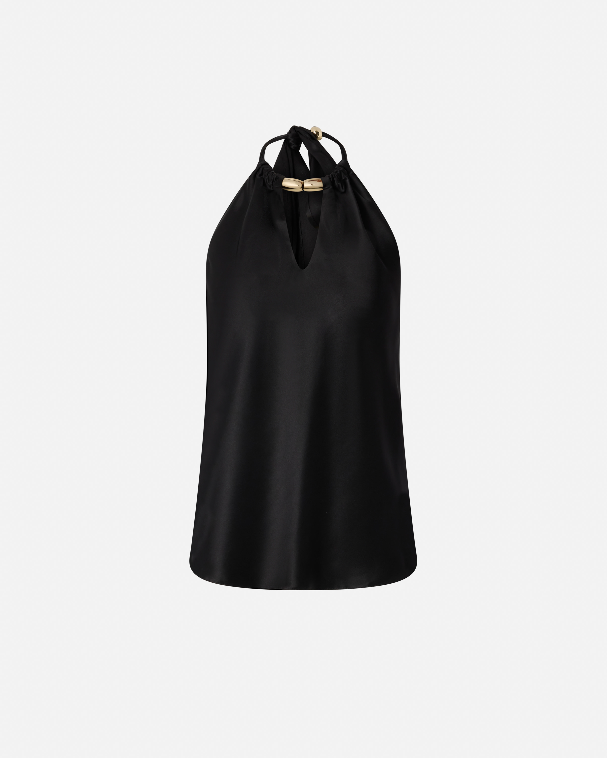 Backless top PINKO Black