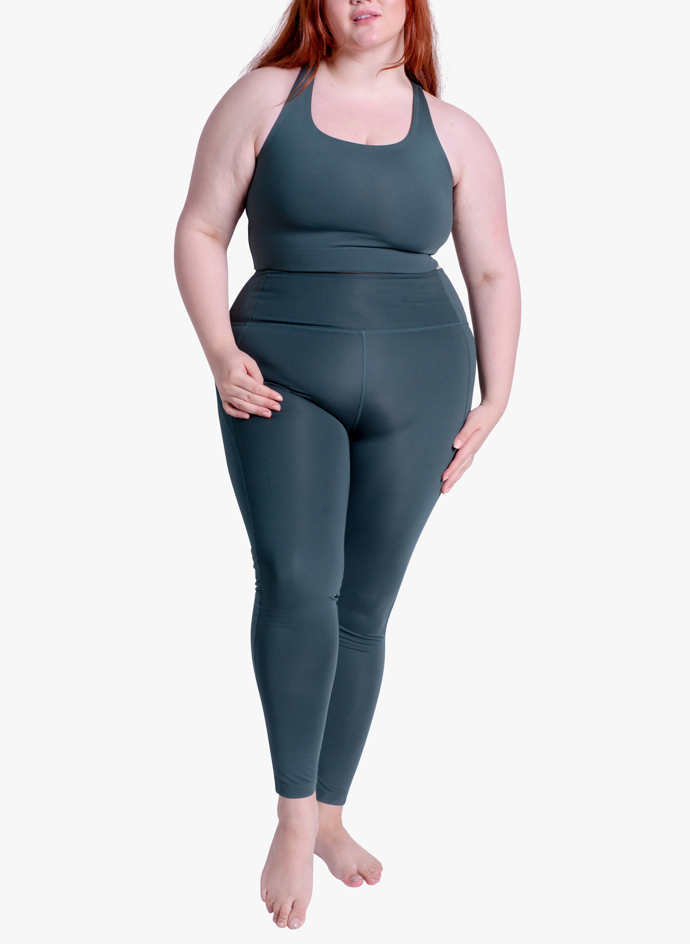 Legging de sport compressif GIRLFRIEND COLLECTIVE Vert