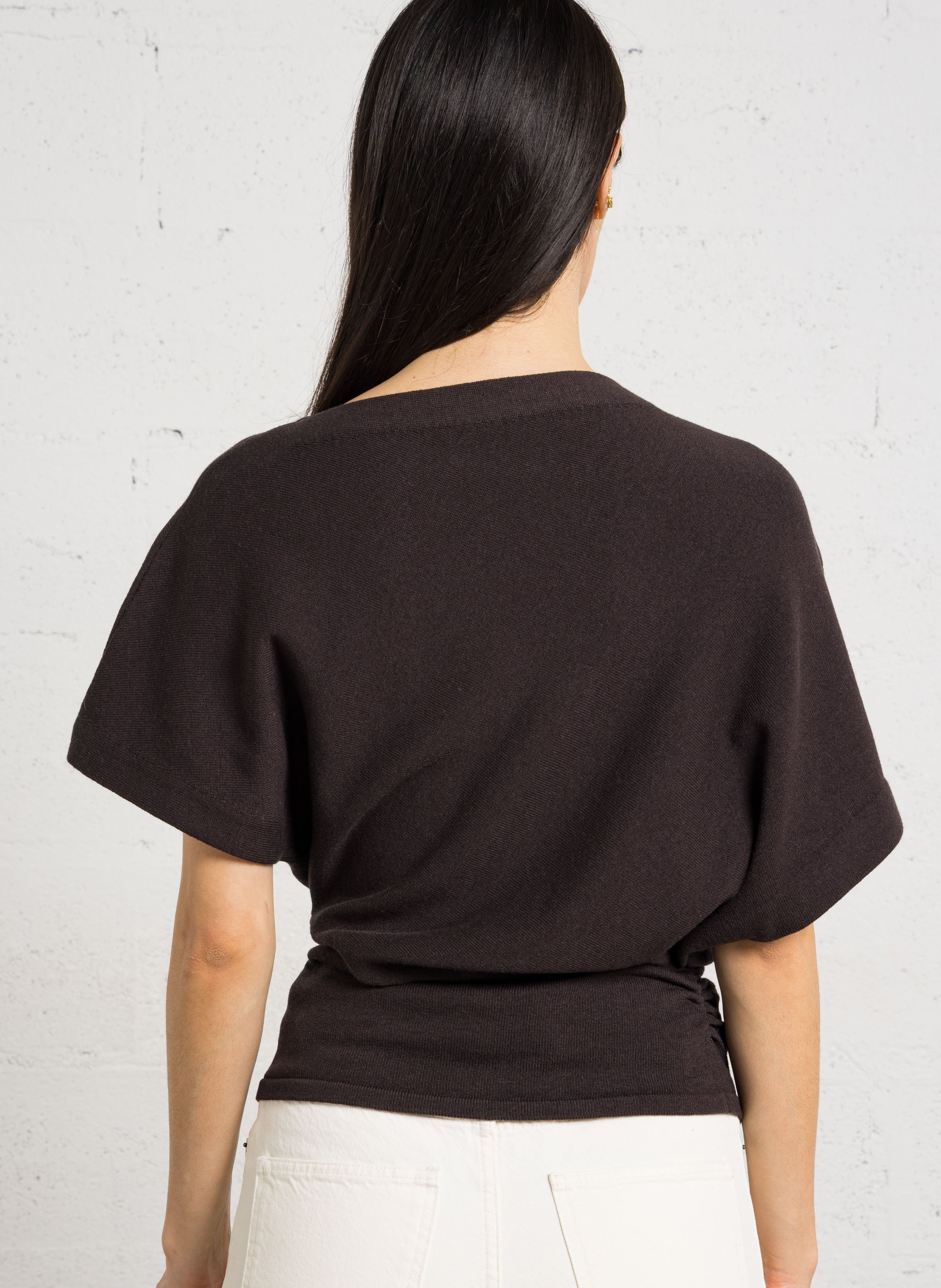 Weit ausgestellter Pullover SOEUR Grau