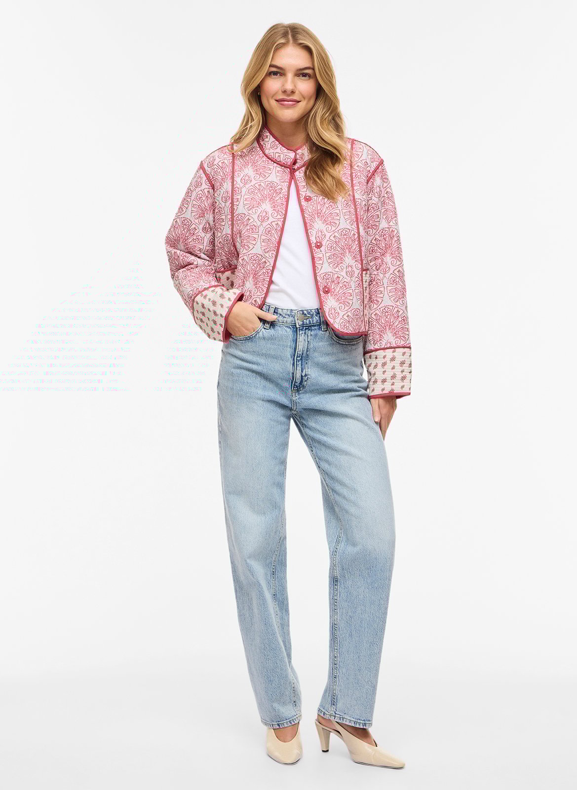 Veste matelassée imprimée VILA Gris