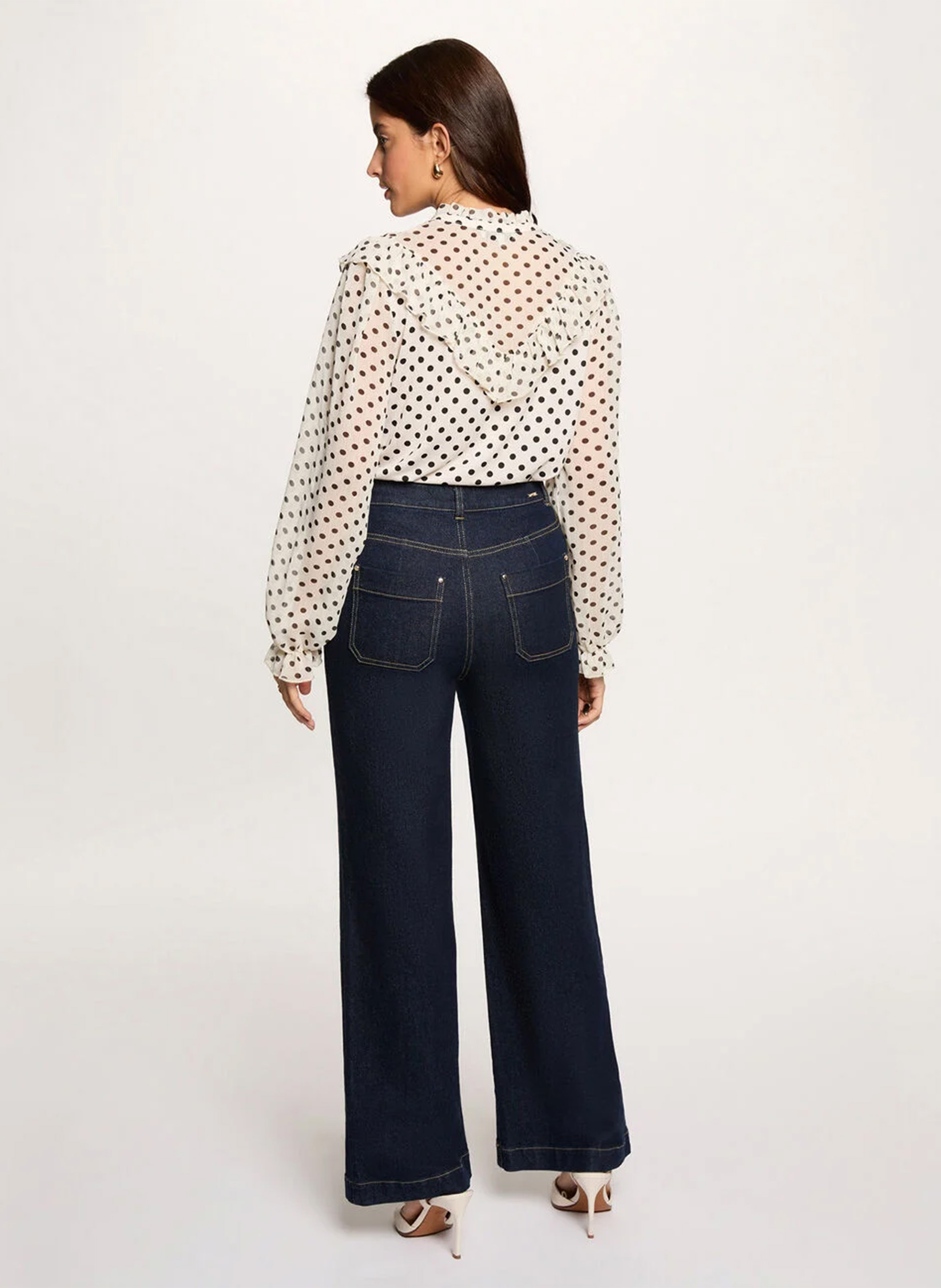 Blouse droite imprimée MORGAN Multicolore