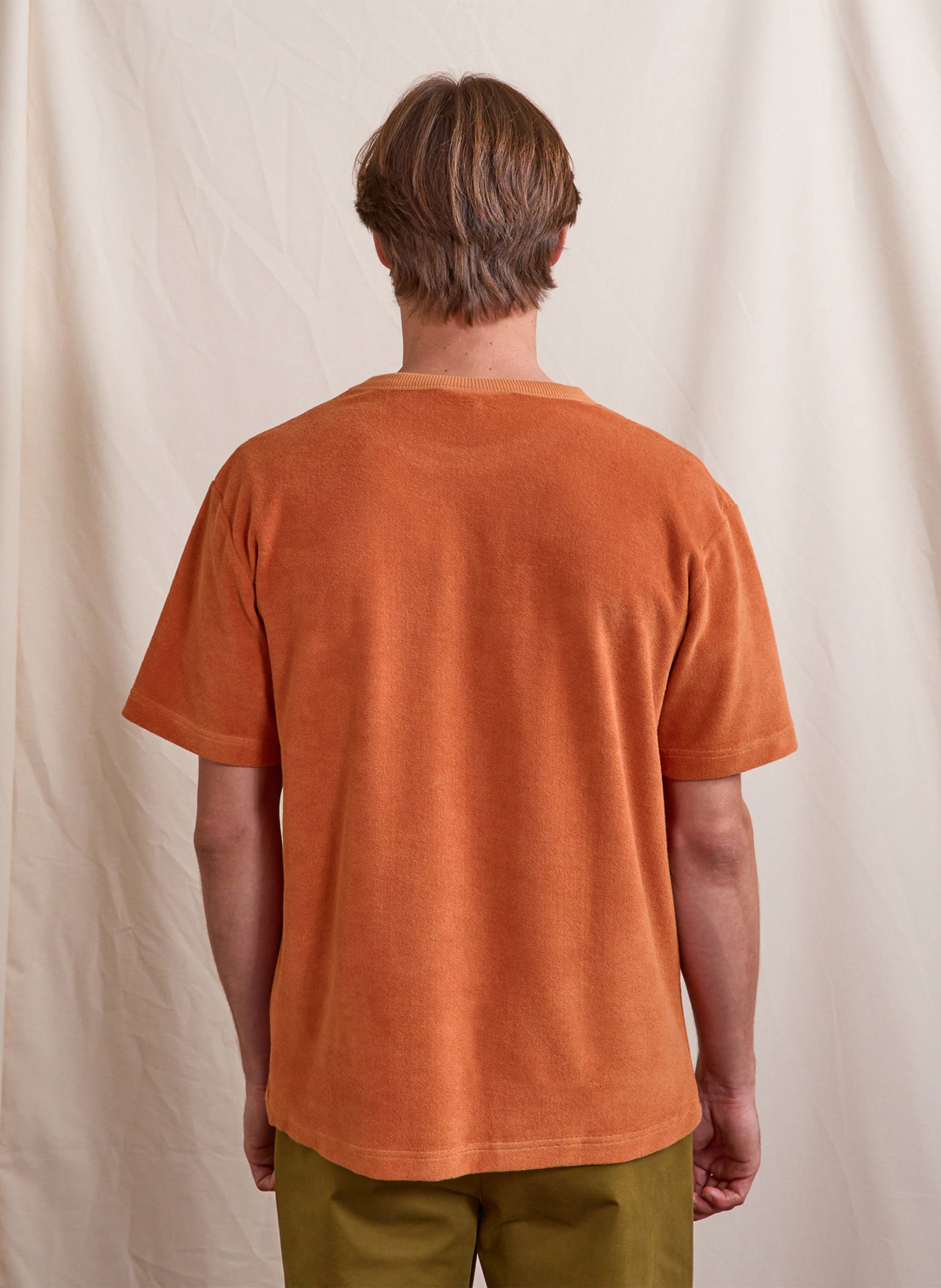 Tee-shirt droit col rond FAGUO Rouge