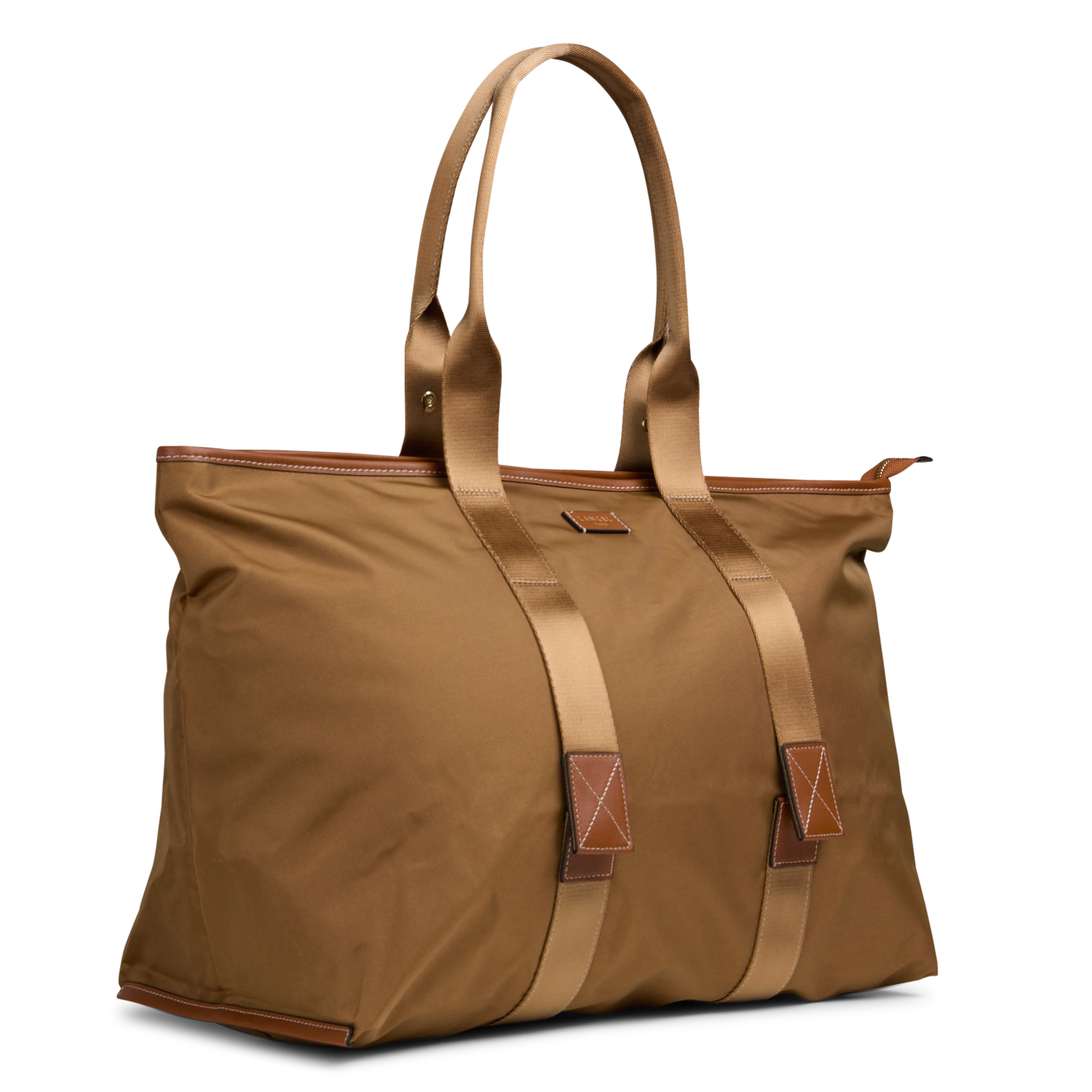 Cabas zippé LANCEL Beige