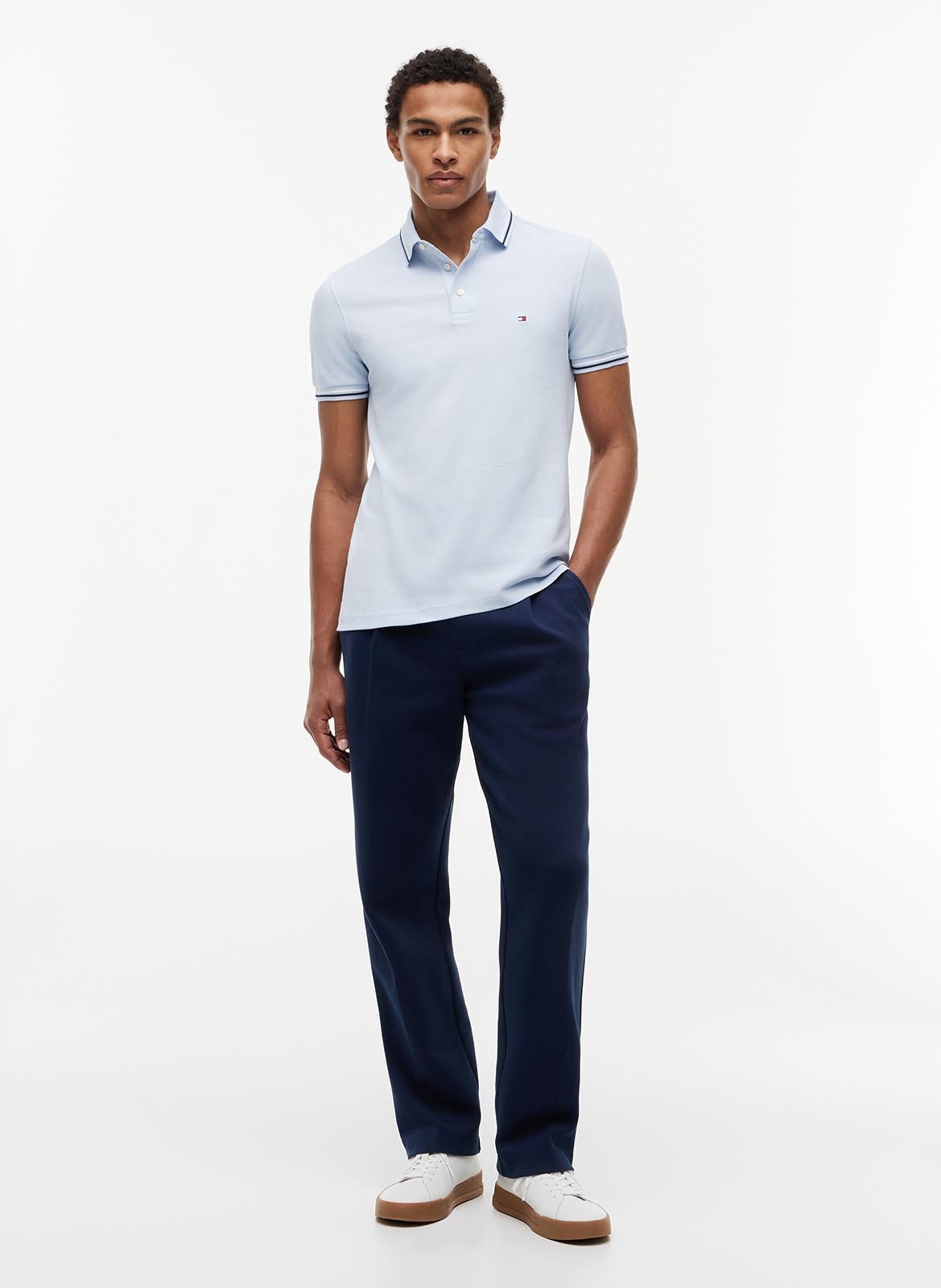 Short sleeve polo shirt TOMMY HILFIGER Blue