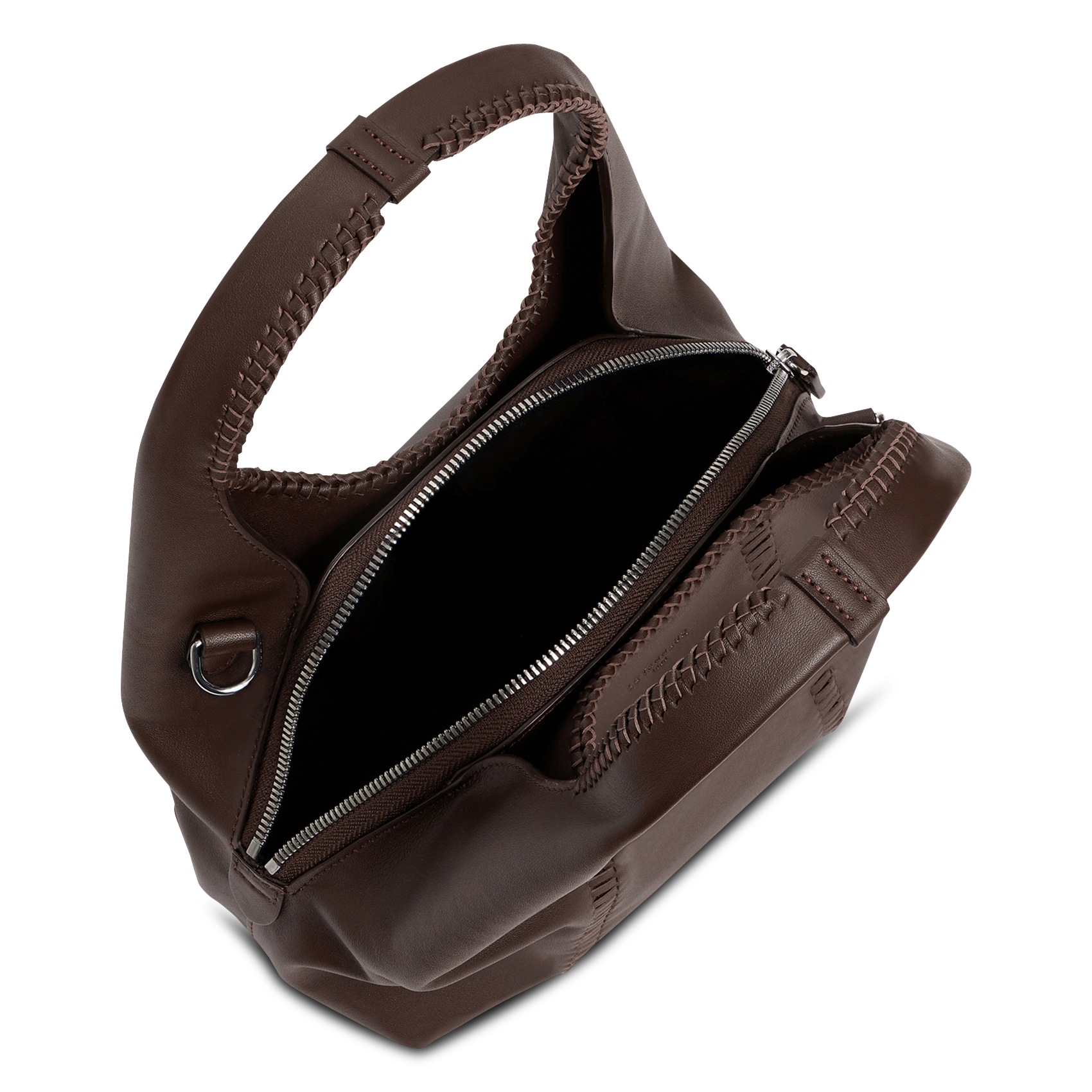 Leather shoulder bag LE TANNEUR Brown