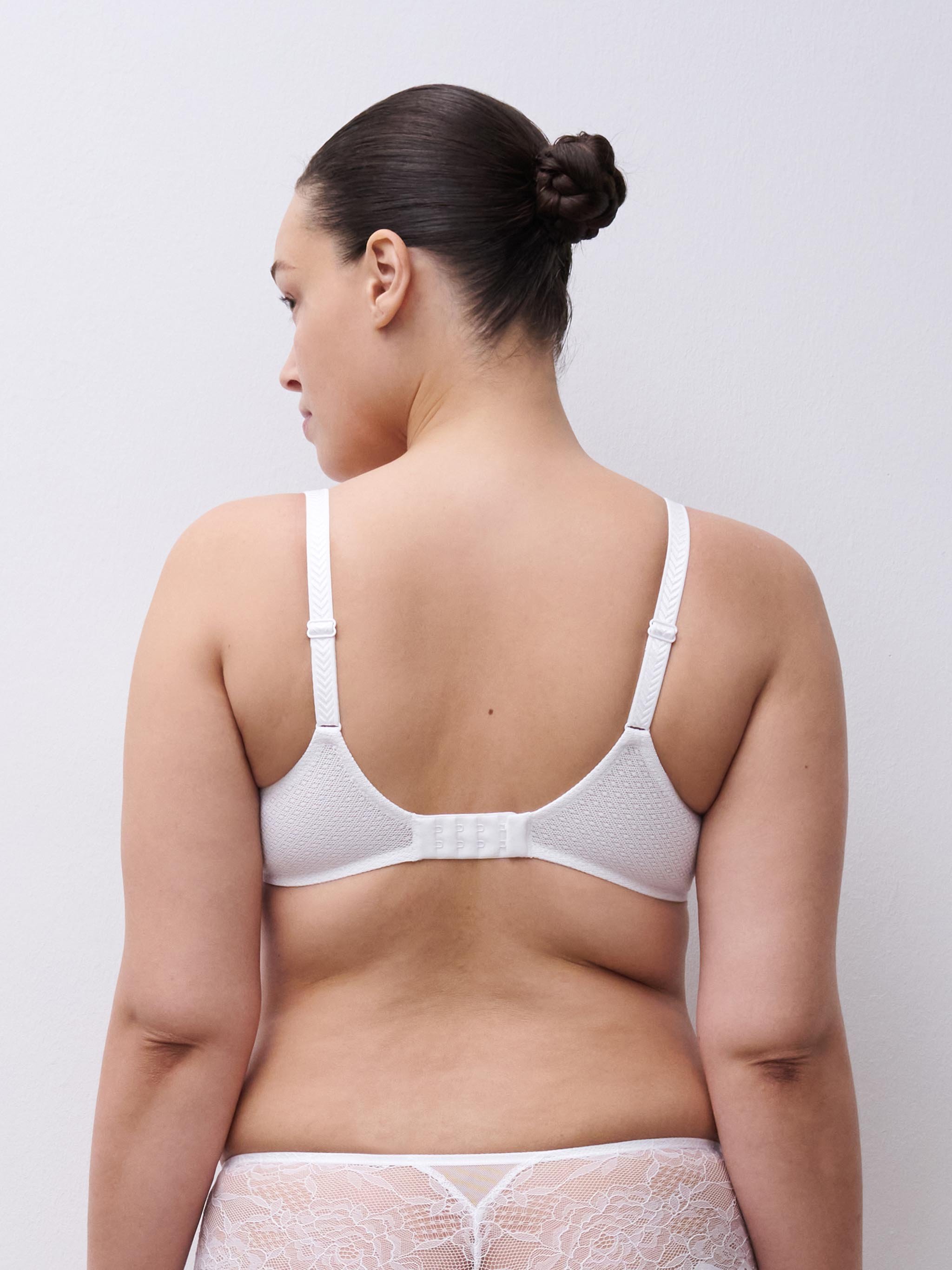 Plunging spacer bra CHANTELLE White