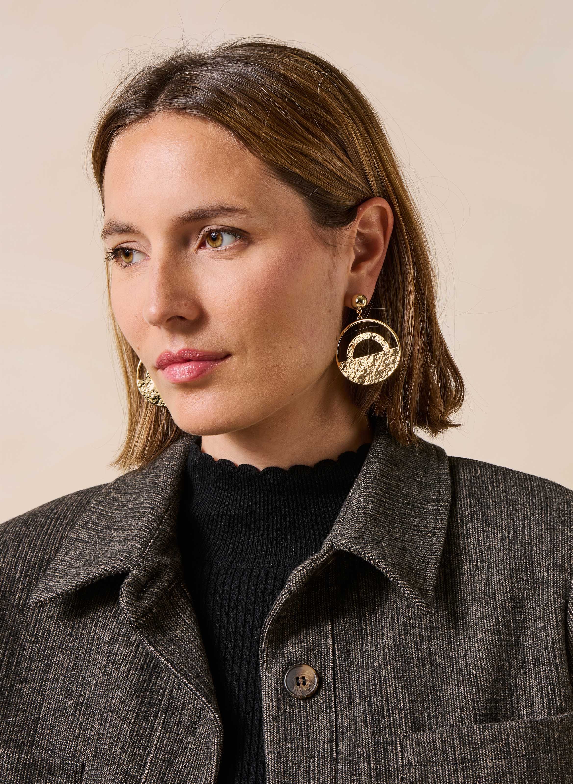 Oorhangers LA FEE MARABOUTEE Goudkleurig