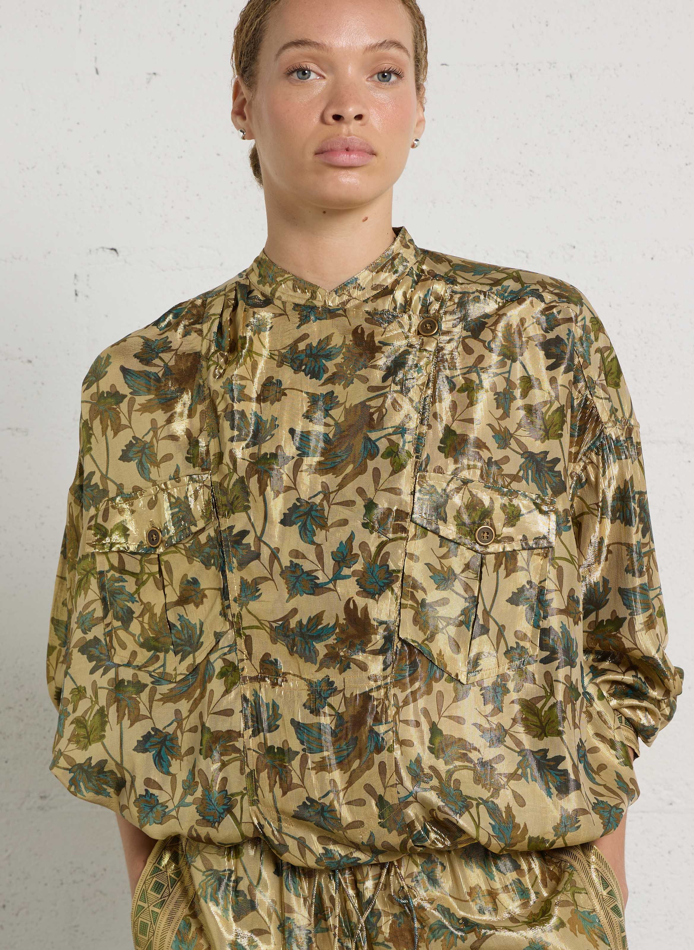 Loose-fit printed blouse MES DEMOISELLES Multicolored