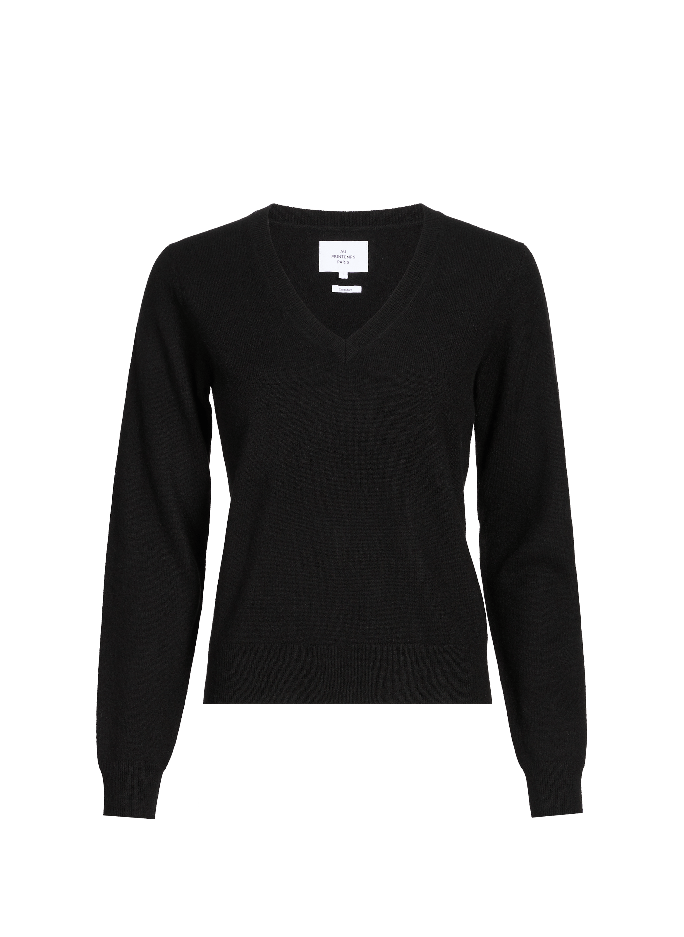 Cashmere sweater AU PRINTEMPS PARIS Black
