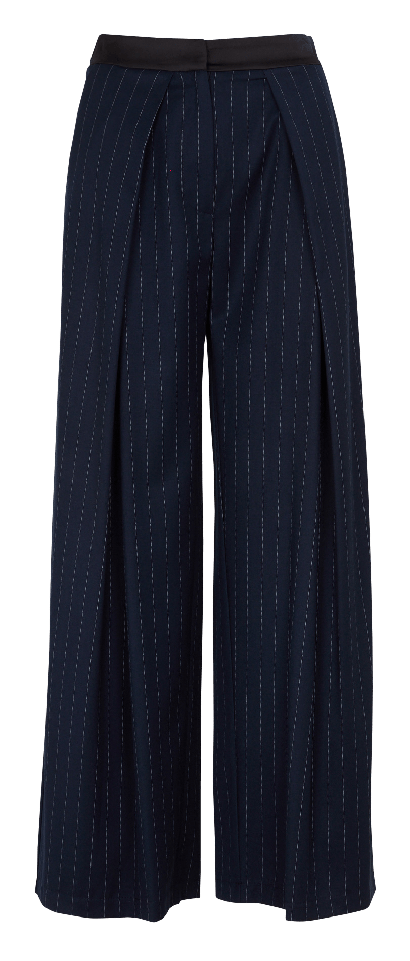 Wijde, gestreepte broek IMPERIAL Blauw