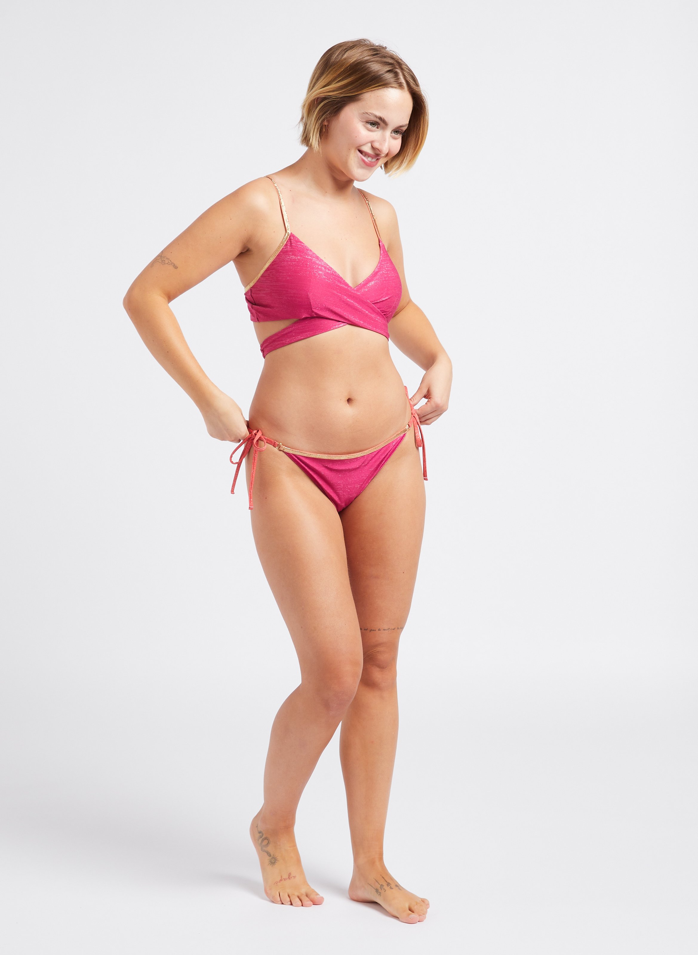 Haut de maillot de bain LA NOUVELLE Rose