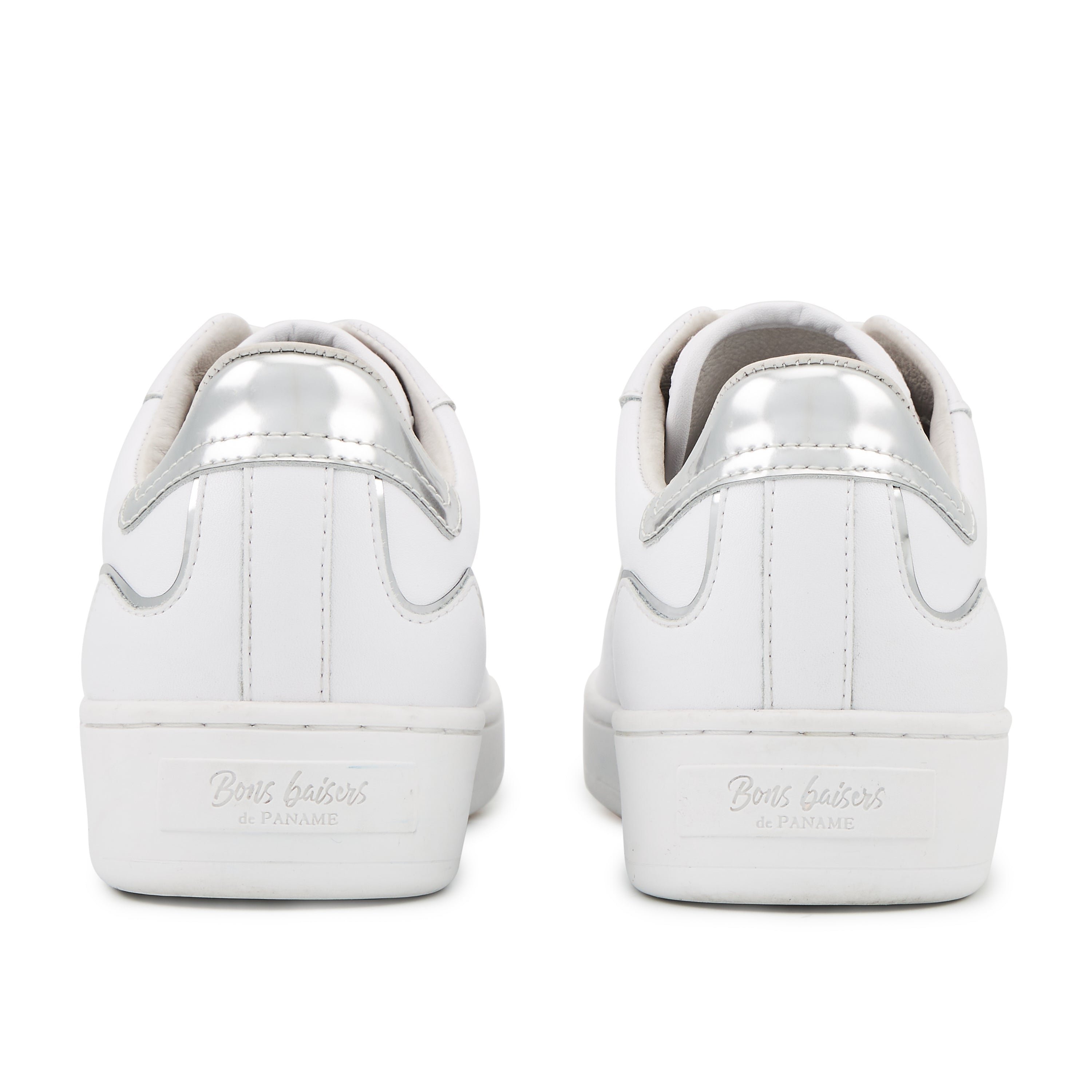 Sneakers en cuir Blanc