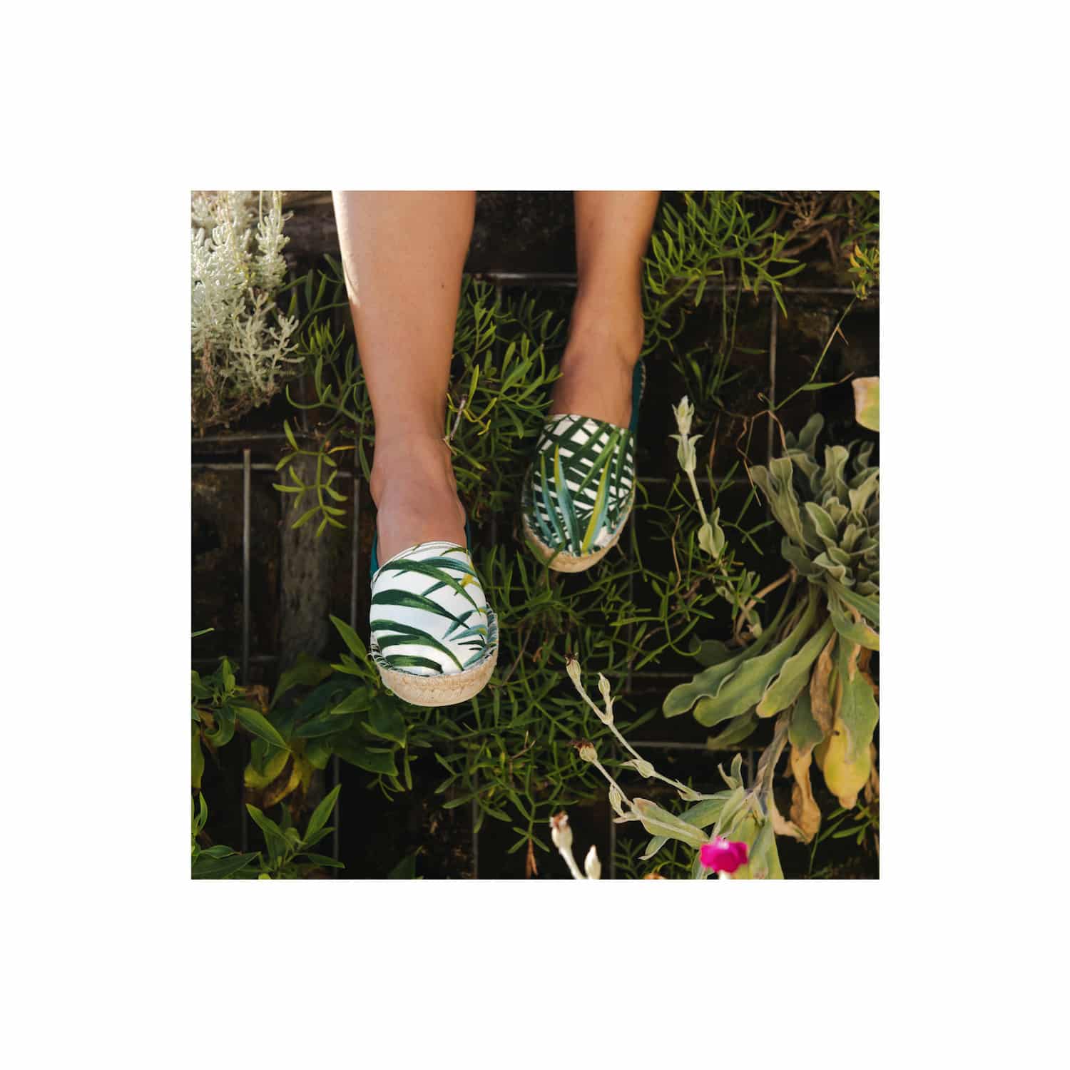 Printed espadrilles ART OF SOULE Green