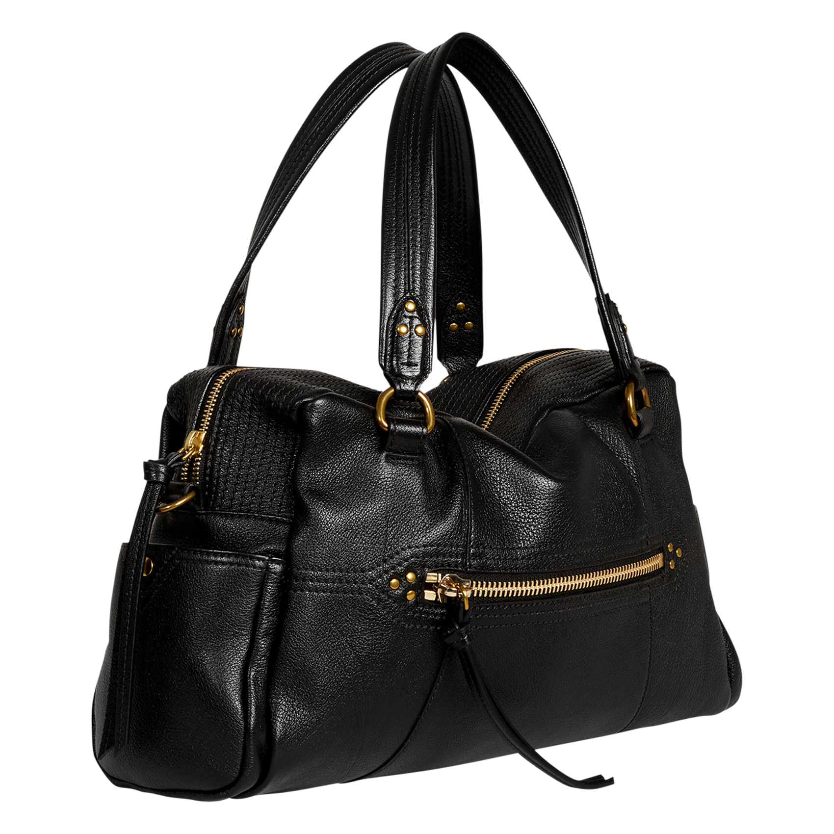 Leather shopper bag JEROME DREYFUSS Black