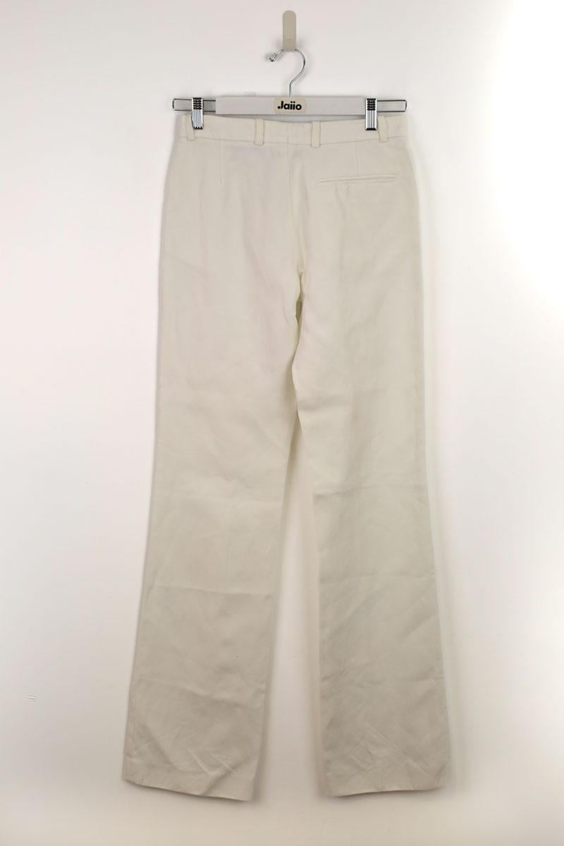 Wide cotton trousers  JOSEPH - Seconde Main White