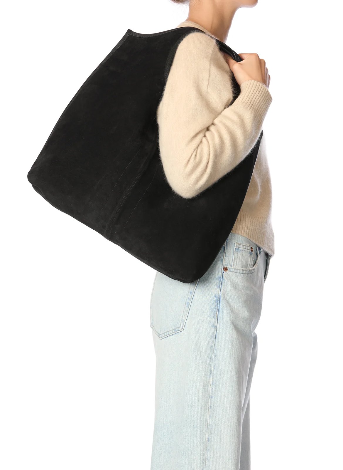 Leather tote bag JEROME DREYFUSS Black