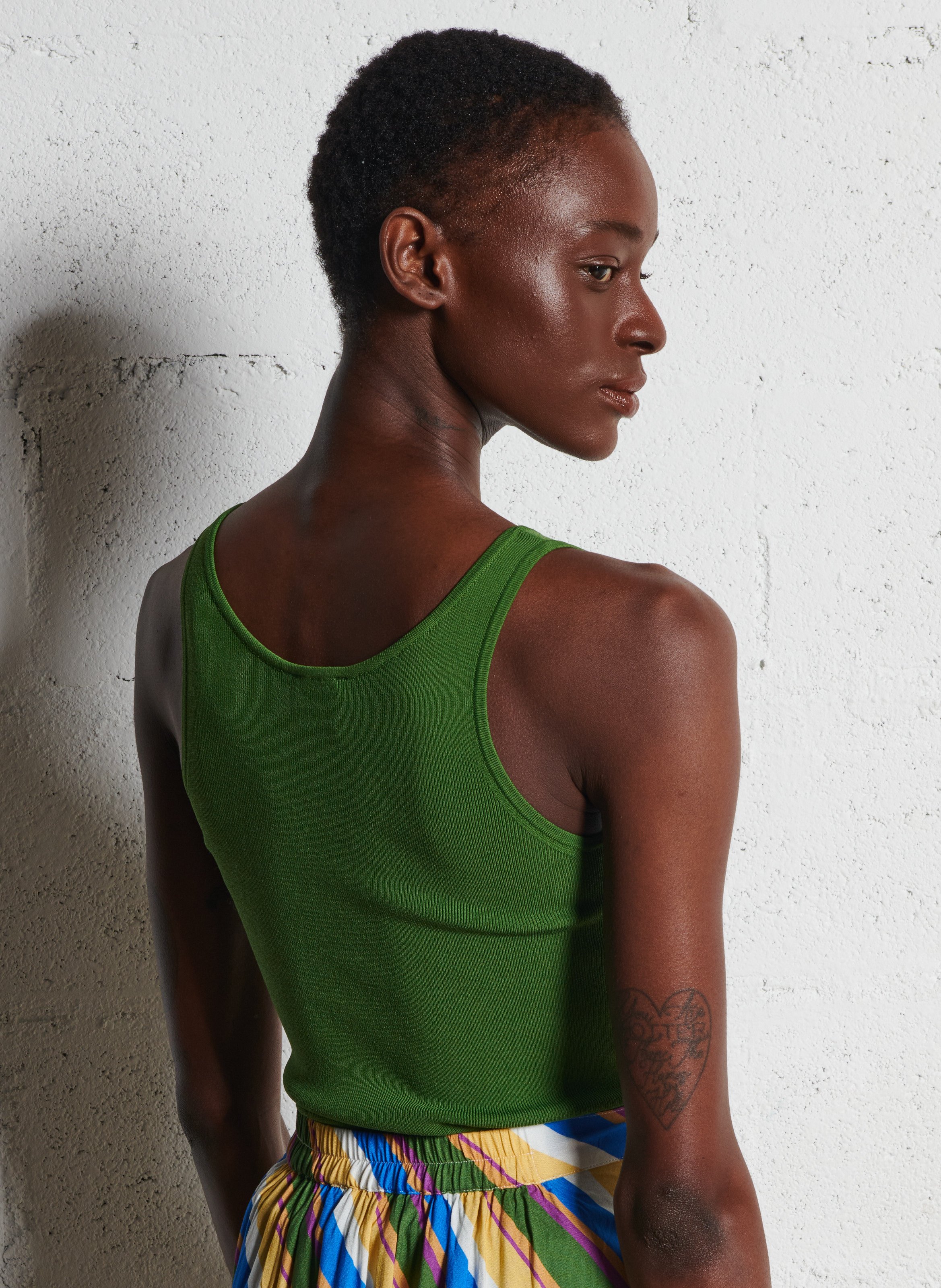 Fitted knit tank top Cactus Petite Mendigote - Women SS25-MALLY | Place des  Tendances