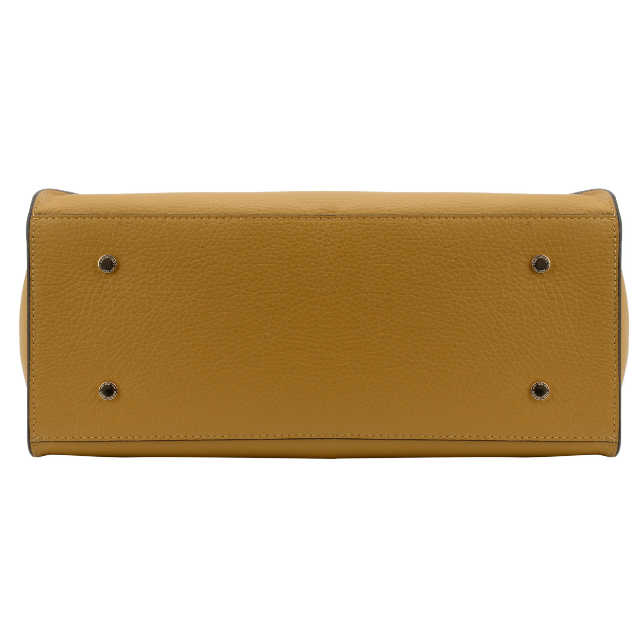 Billy L leather bag  POURCHET Yellow