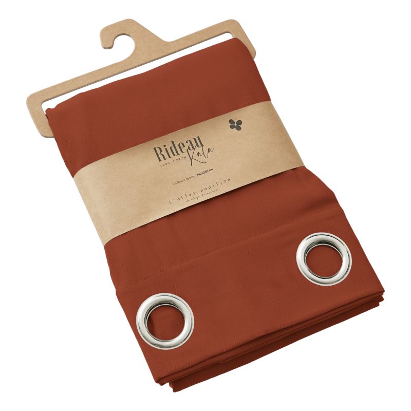 Blackout and Thermal Curtains L'EFFET PAPILLON Red