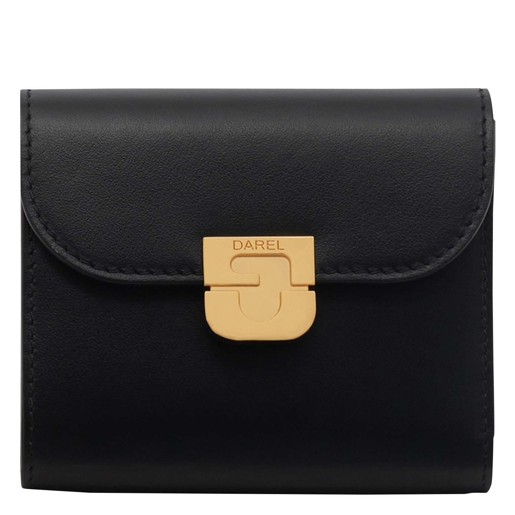 Kleine, leren portemonnee GERARD DAREL Zwart