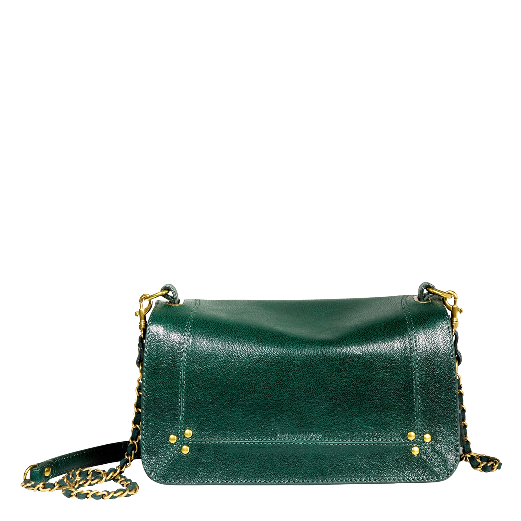 Dori leather shoulder bag JEROME DREYFUSS Green
